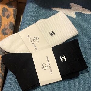 Black and White Socks